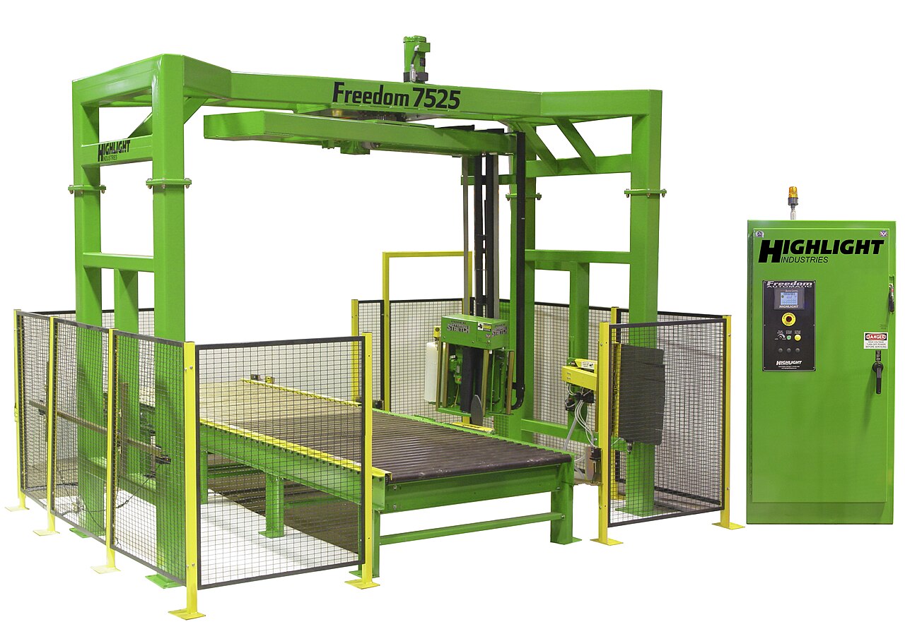Pallet Stretch-Wrap Station — Cerox factory automation Sri Lanka